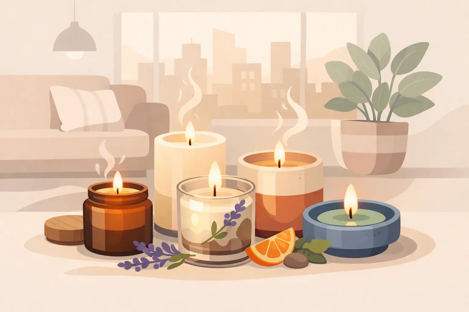 10 Best Candle Scents for Small Apartments - Girly Candles