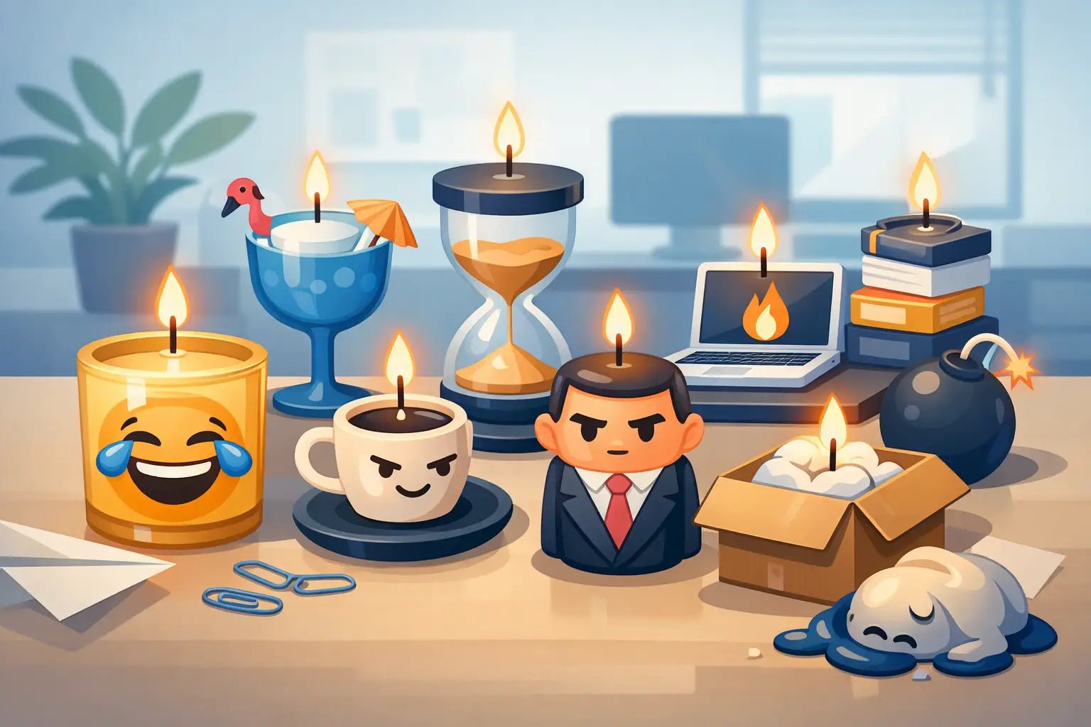 11 Workplace Humor Candle Gift Ideas - Girly Candles