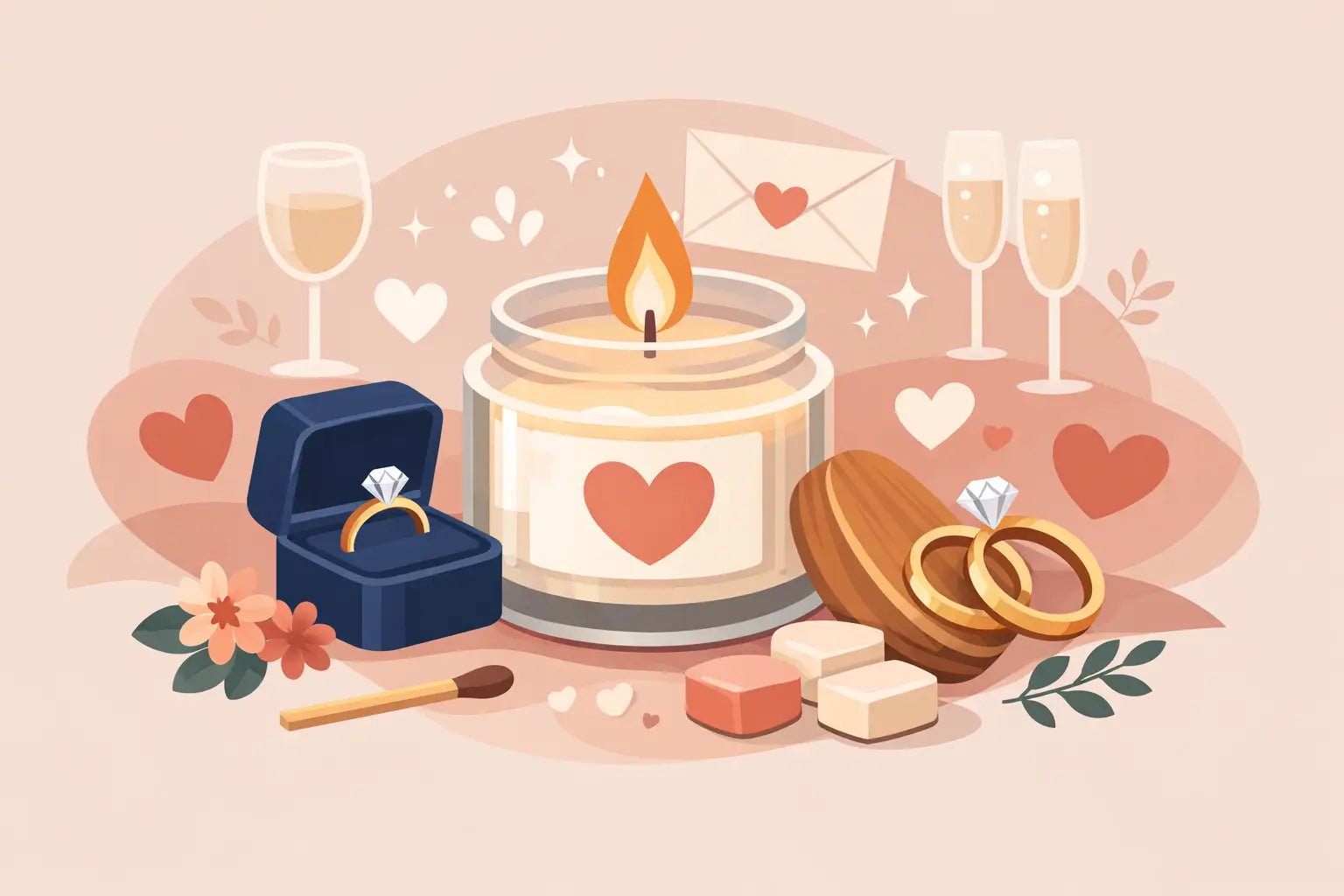 31 Engagement Gift Candle Message Ideas - Girly Candles