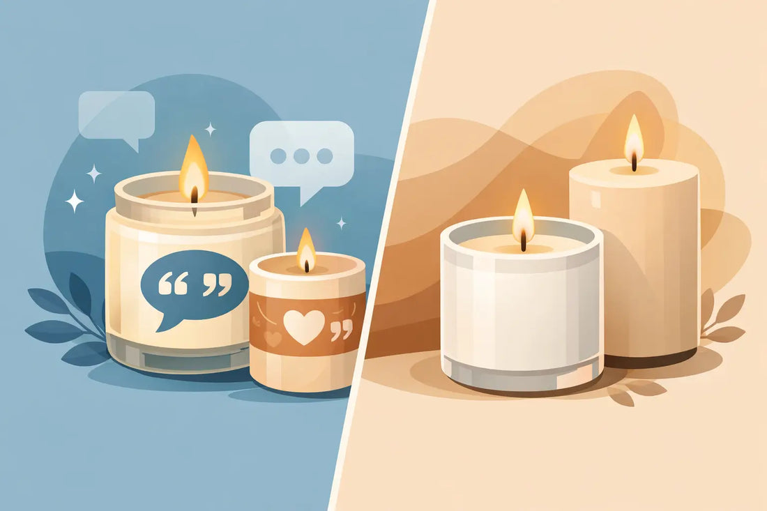 Quote Candles vs Plain Candles: Which Feels Better?