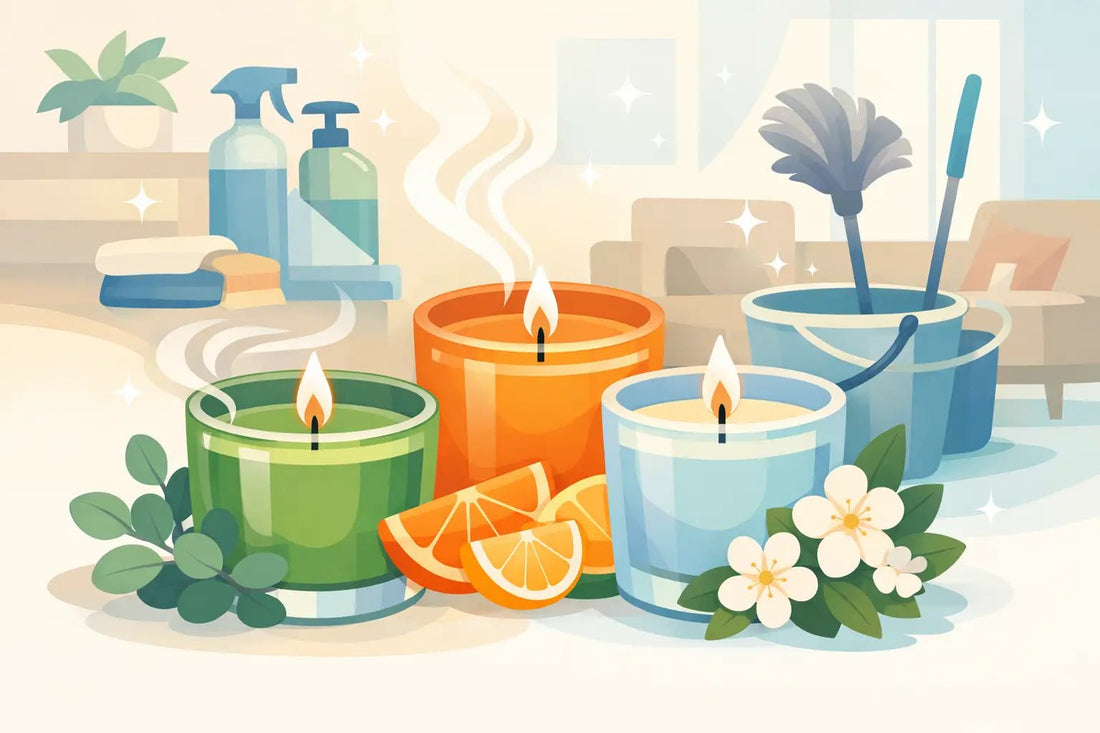 7 Candle Scents for Cleaning Motivation That Work - Girly Candles
