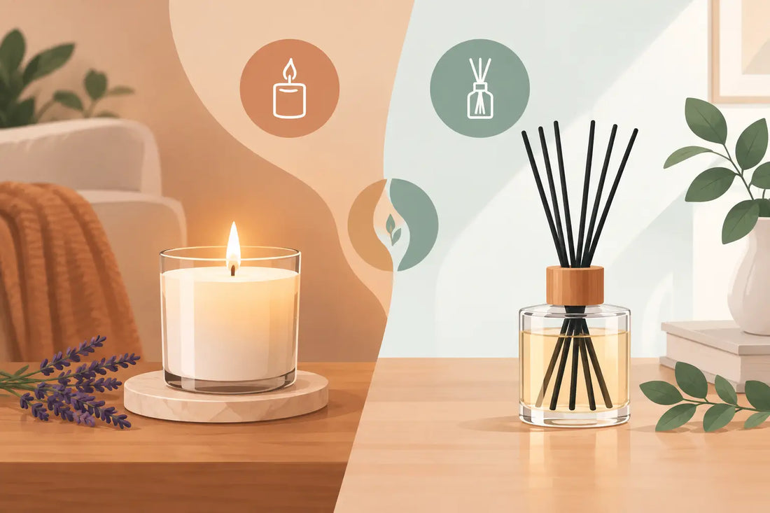 Candles vs Reed Diffusers for Every Mood