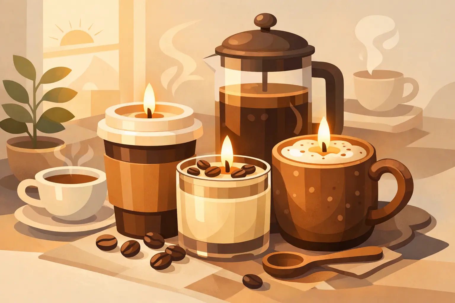Coffee Candles That Make Mornings Feel Better - Girly Candles