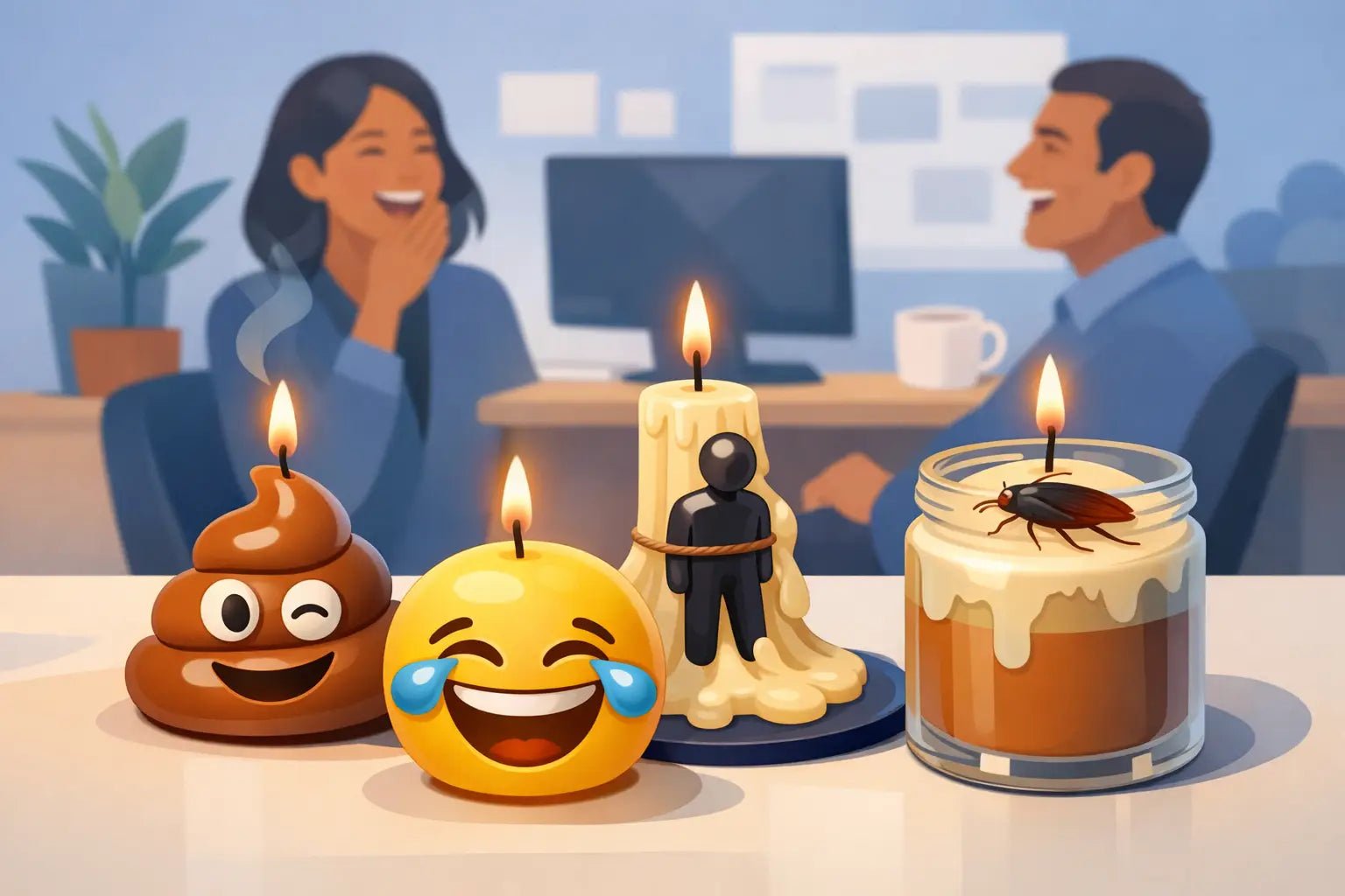 Funny Candles for Coworkers That Actually Land - Girly Candles