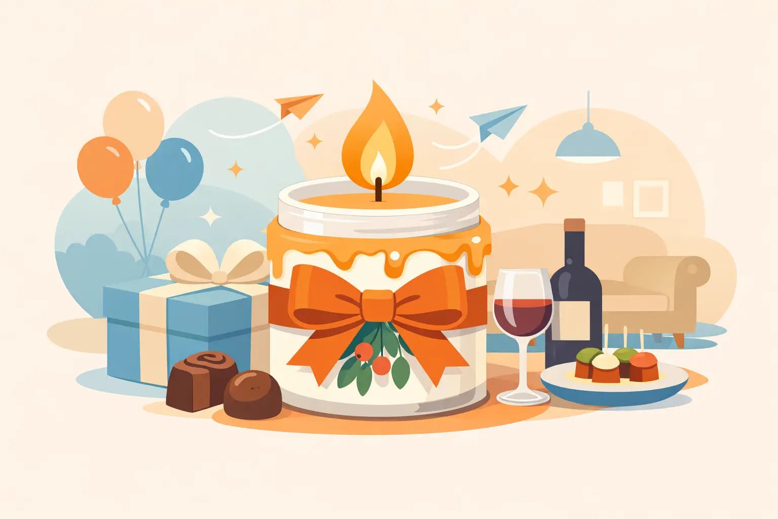 Funny Hostess Gift Candle Idea That Lands - Girly Candles