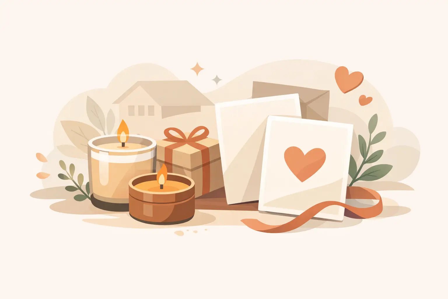 Housewarming Candle Message Card Wording Ideas - Girly Candles