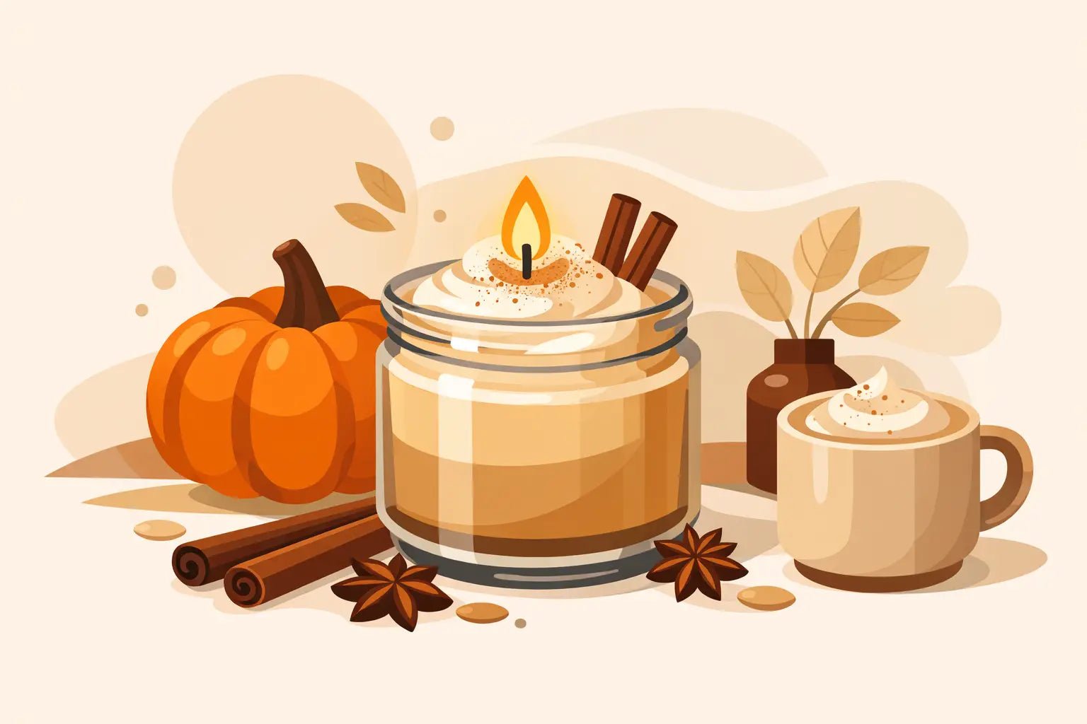 Pumpkin Spice Latte Candle Done Right - Girly Candles
