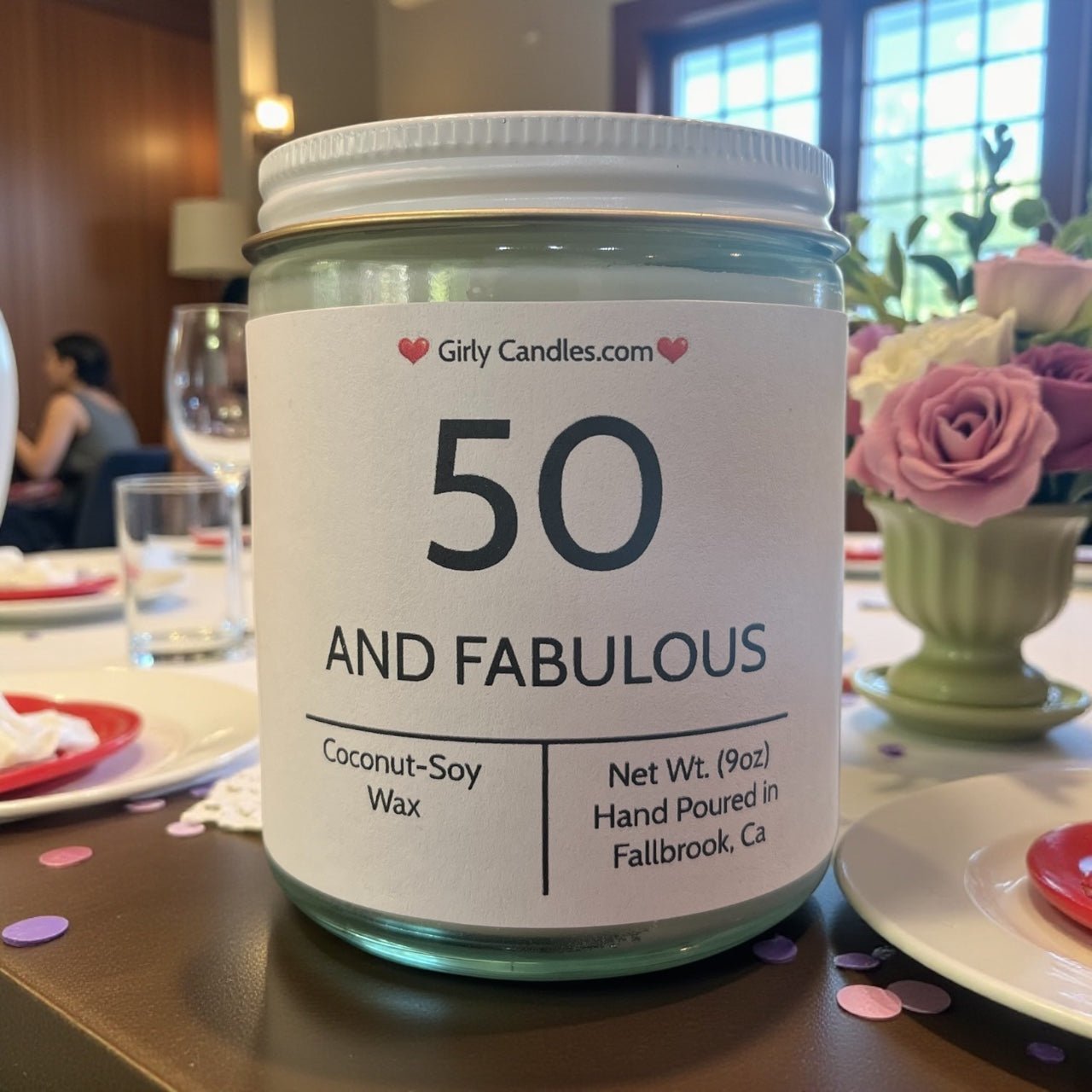 50 And Fabulous - Girly Candles