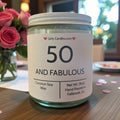 50 And Fabulous - Girly Candles