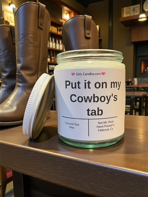 Put it on my Cowboy's tab