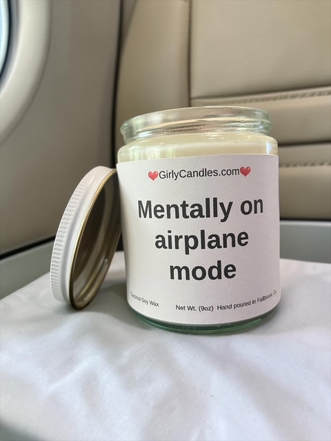 Mentally on airplane mode