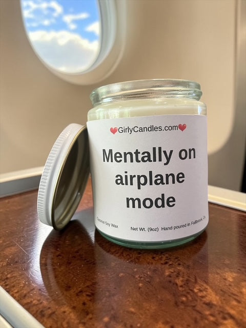 Mentally on airplane mode