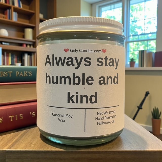 Always Stay Humble and Kind - Girly Candles