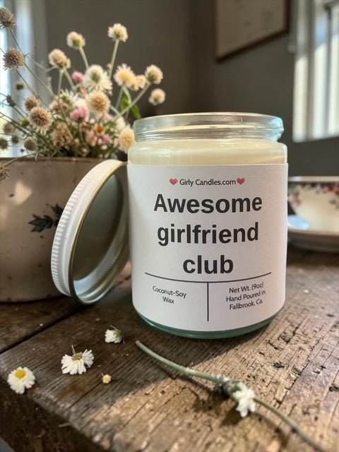Awesome girlfriend club - Girly Candles