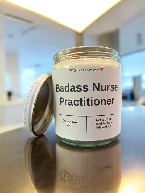 Badass Nurse Practitioner - Girly Candles