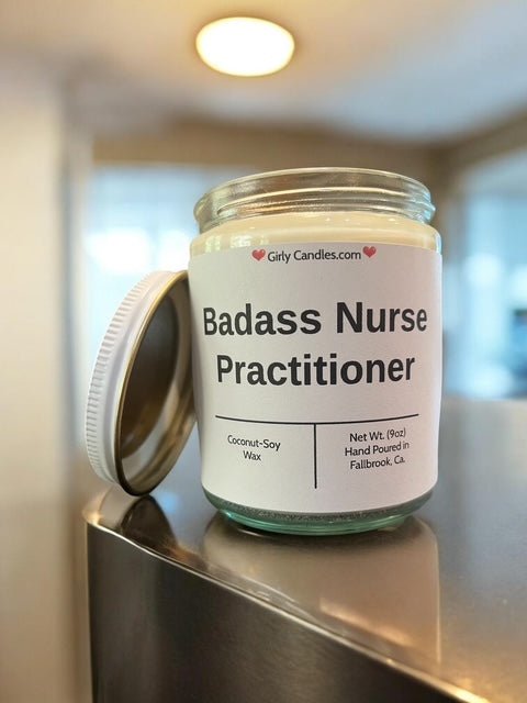 Badass Nurse Practitioner - Girly Candles