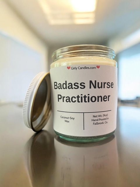 Badass Nurse Practitioner - Girly Candles