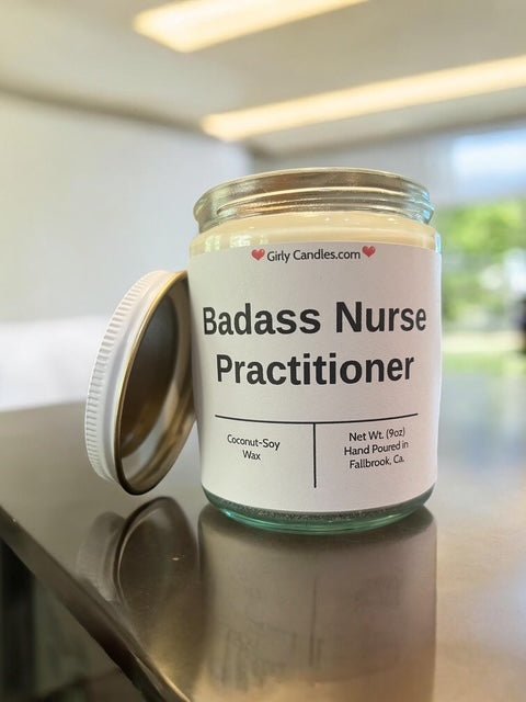 Badass Nurse Practitioner - Girly Candles