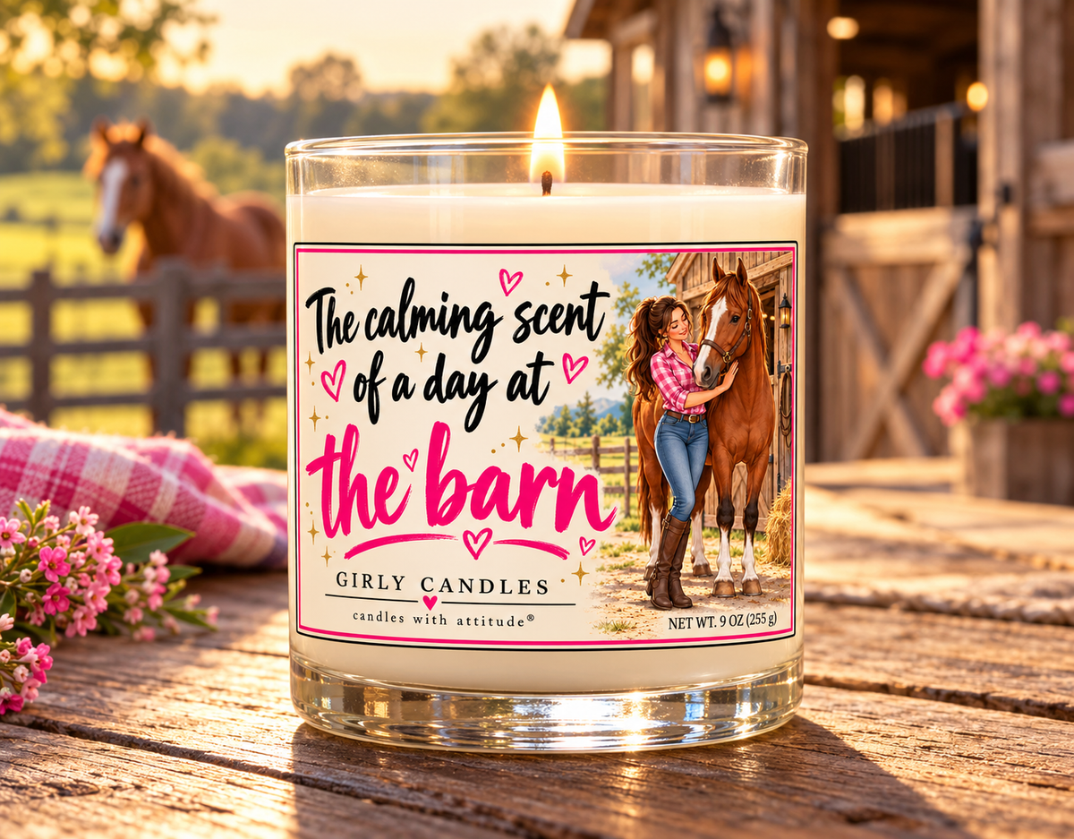 The calming scent of a day at the barn / Girly Candles