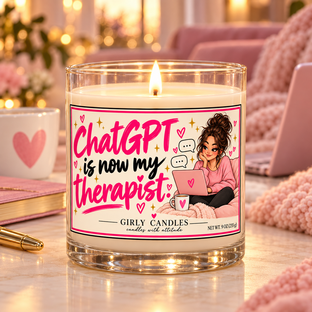 ChatGPT is now my therapist / Girly Candles