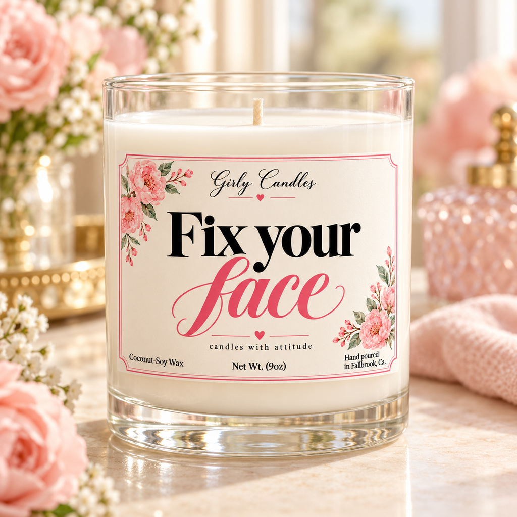 Fix your face / Girly Candles