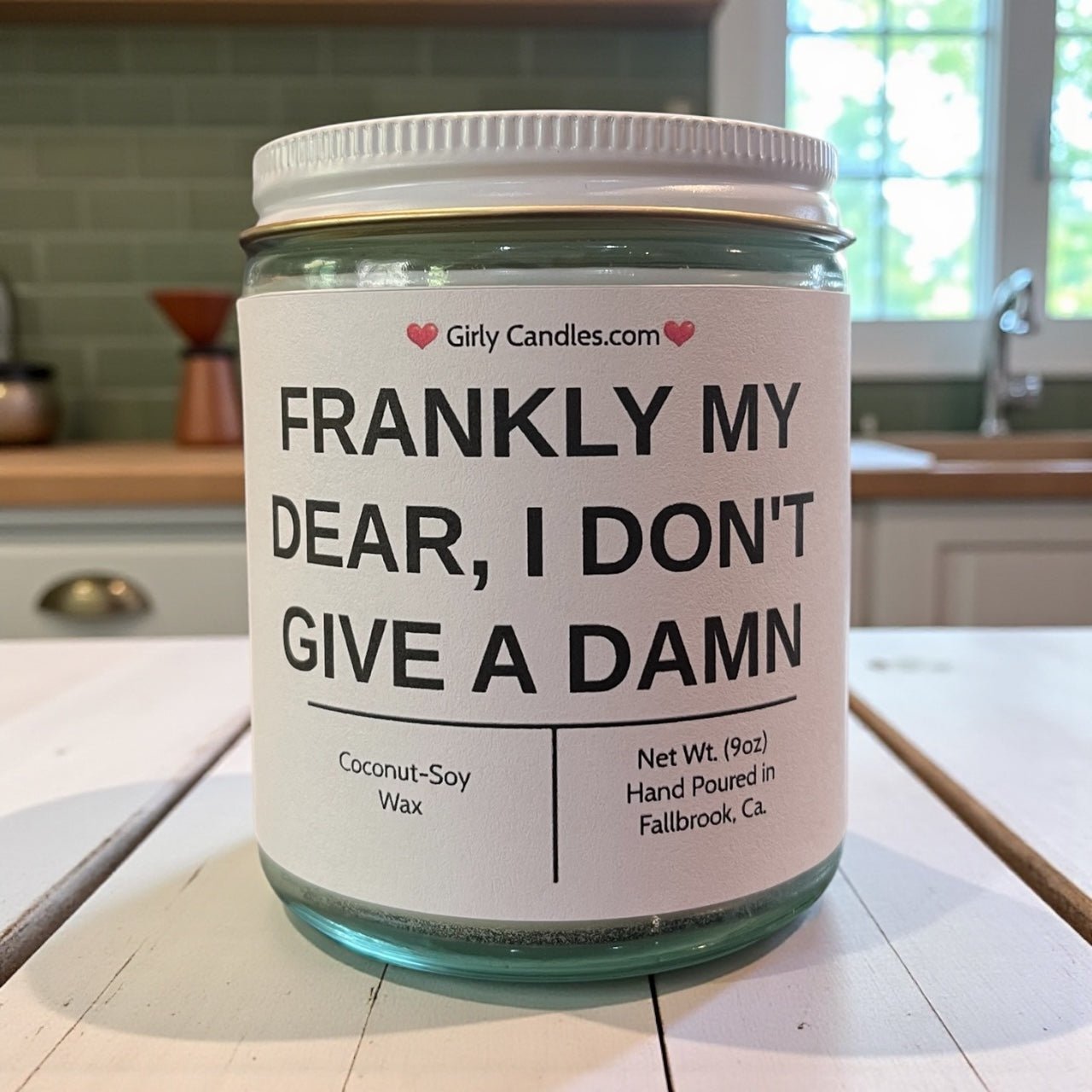 Frankly My Dear, I Don't Give a Damn - Girly Candles