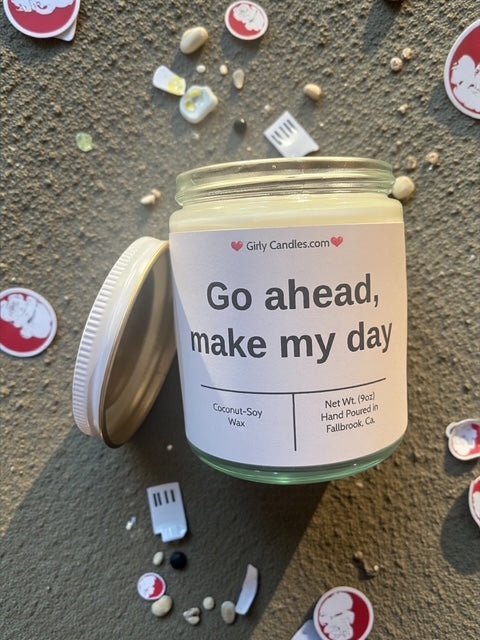 Go ahead, make my day - Girly Candles