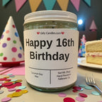 Happy 16th Birthday ! - Girly Candles