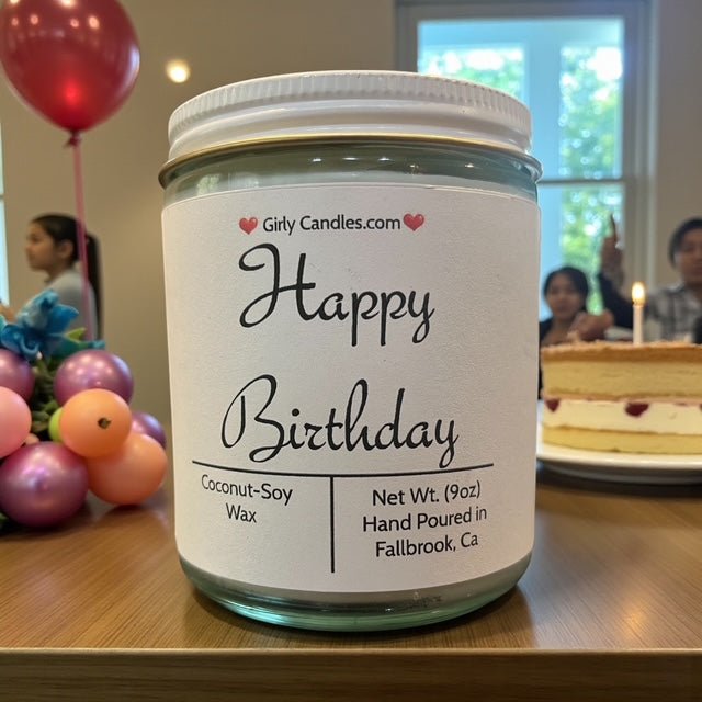 Happy Birthday ! - Girly Candles