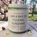 I Am A Ray Of F*cking Sunshine - Girly Candles
