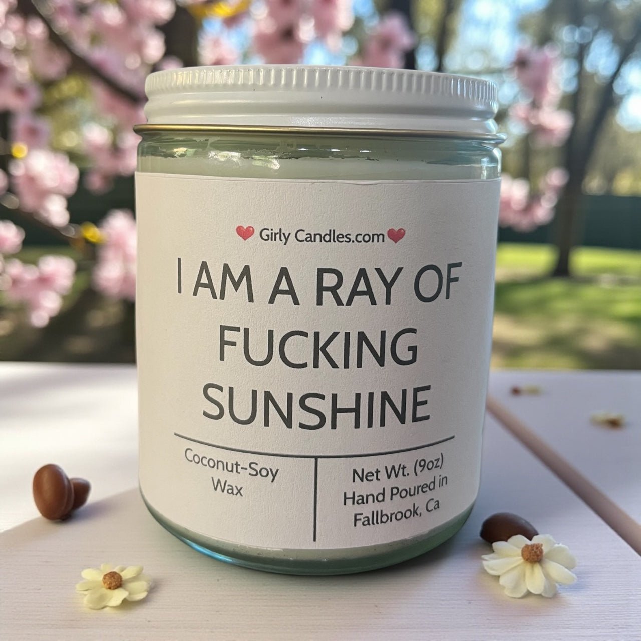 I Am A Ray Of F*cking Sunshine - Girly Candles