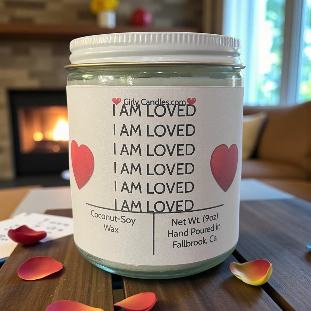 I Am Loved - Girly Candles