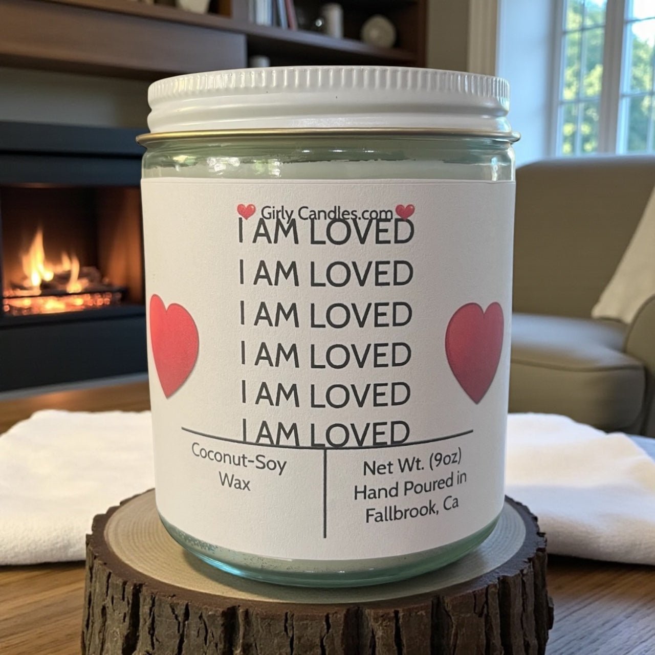 I Am Loved - Girly Candles