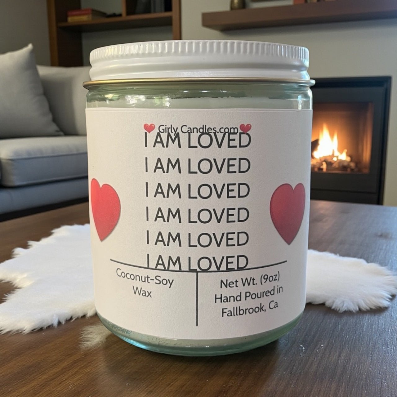 I Am Loved - Girly Candles