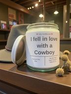 I fell in love with a Cowboy - Girly Candles