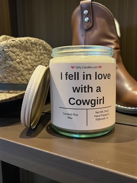 I fell in love with a Cowgirl - Girly Candles
