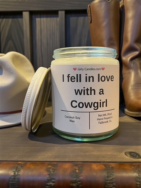 I fell in love with a Cowgirl - Girly Candles