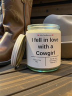 I fell in love with a Cowgirl - Girly Candles