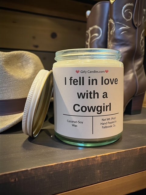 I fell in love with a Cowgirl - Girly Candles