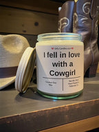 I fell in love with a Cowgirl - Girly Candles