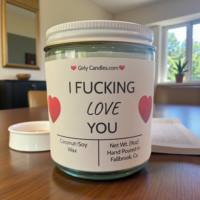 I Fucking Love You - Girly Candles