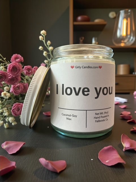 I love you - Girly Candles