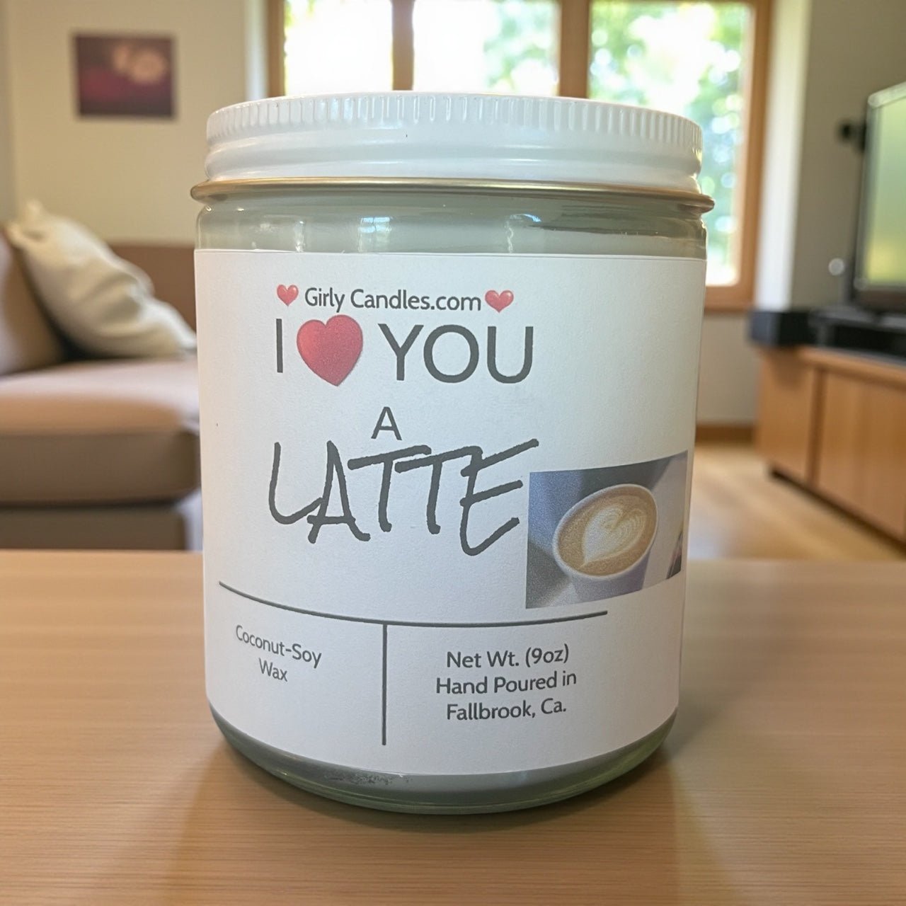 I Love You A Latte - Girly Candles