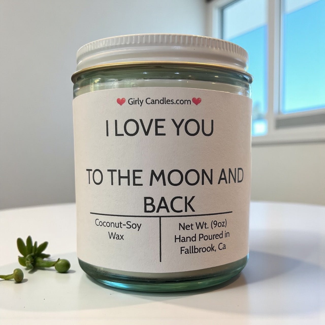 I Love You To The Moon And Back - Girly Candles