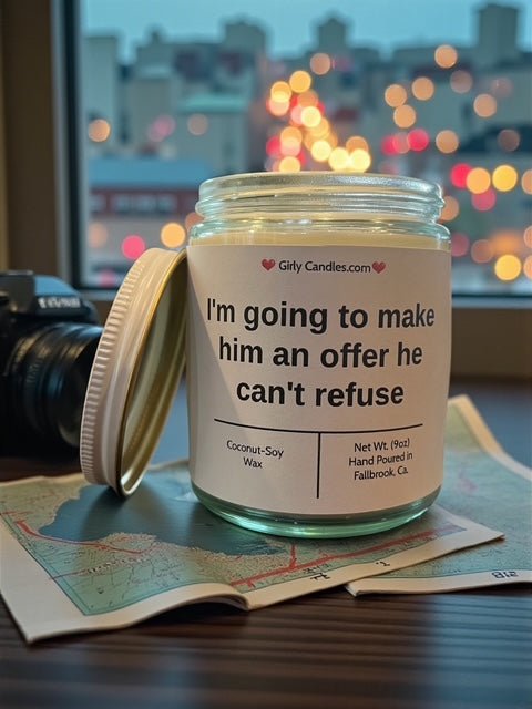 I'm going to make him an offer he can't refuse - Girly Candles
