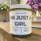I'M JUST A GIRL - Girly Candles