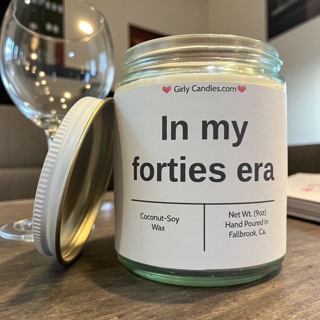 In my forties era - Girly Candles