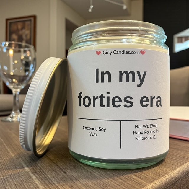 In my forties era - Girly Candles