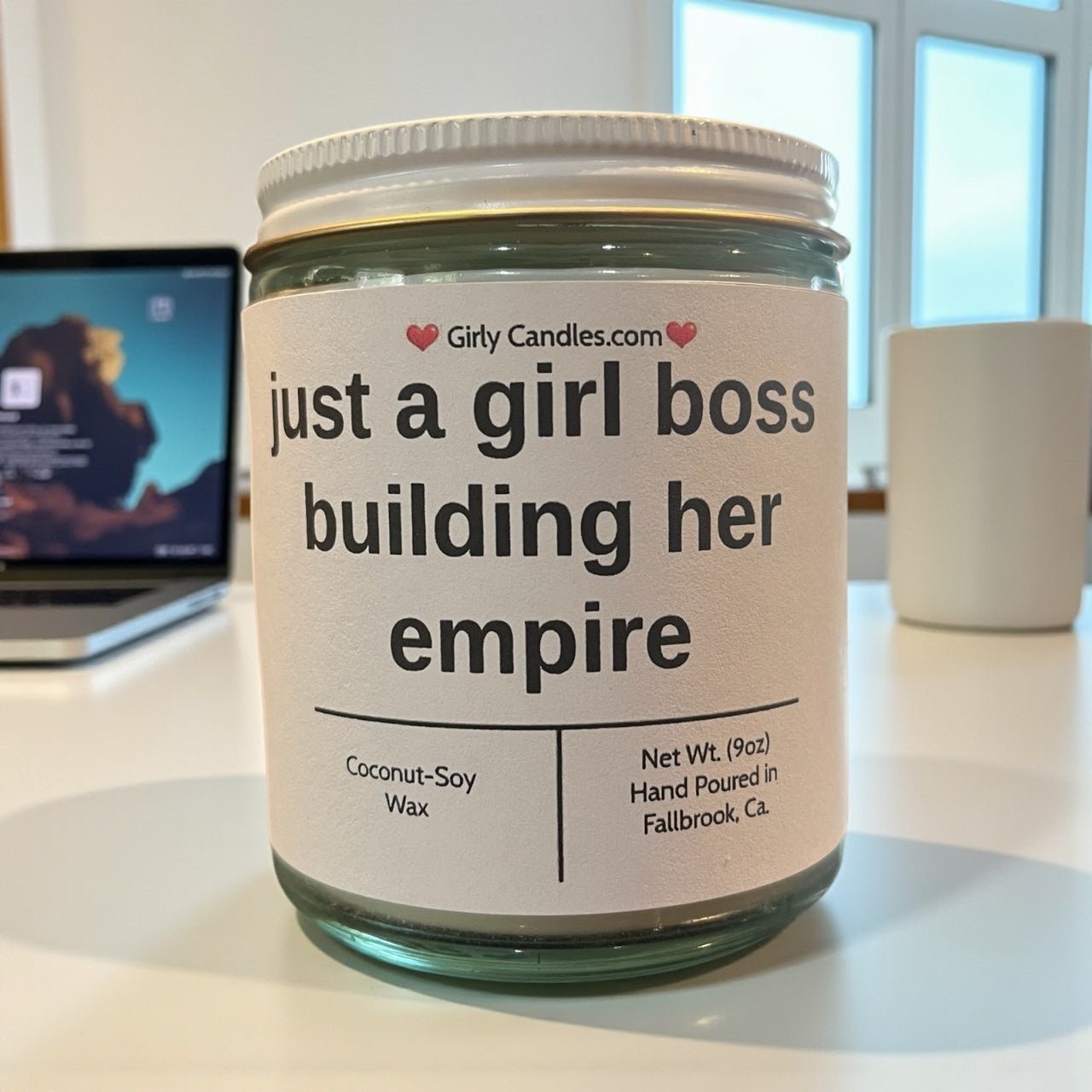 just a girl boss building her empire - Girly Candles