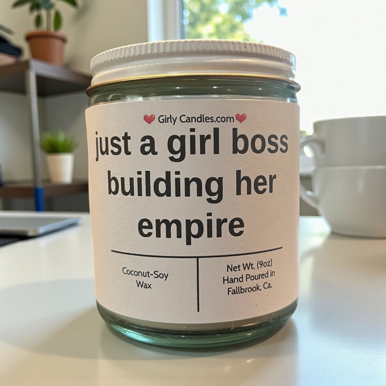 just a girl boss building her empire - Girly Candles